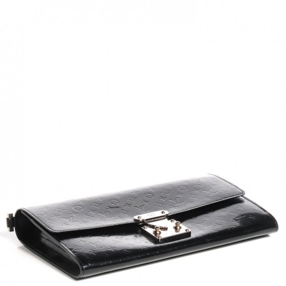 Louis Vuitton Anoushka Black Glace Clutch - Picture 4 of 14